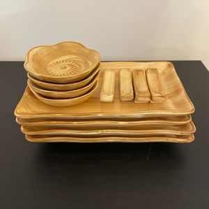 Sushi plate set